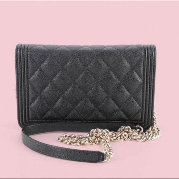 Chanel Quilted Boy Wallet on Chain Bag - Picture 3 of 10